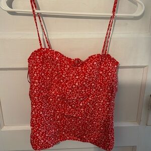 FLORAL PRINT CORSET TOP
Red / White 0/3067/445/094/03